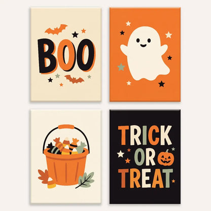 Boo - 4 Mini Paint by Numbers Kits