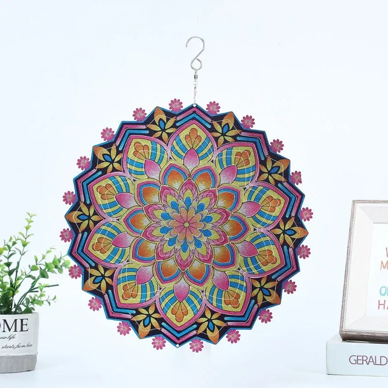 Blue Butterfly Mandala Spinner